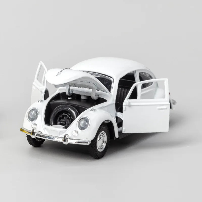 Retro Alloy Classic Car Model 1:32 Scale Pull Back Diecast & Toys Vehicle Simulation Car Model Decor for Kids Boys Gifts