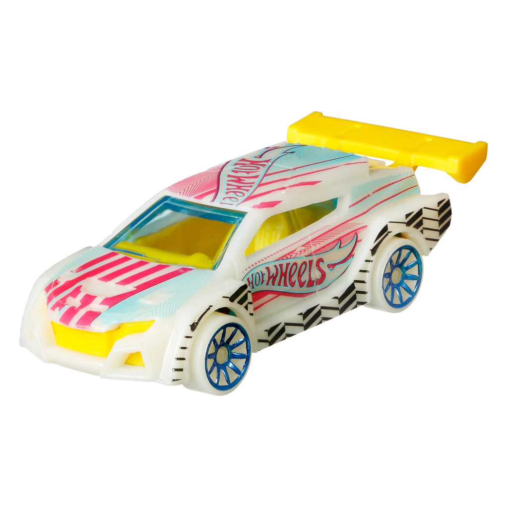 Monster Trucks Glow in the Dark Multipack, 10 Toy 1:64 Vehicles: 5 Trucks & 5 Cars