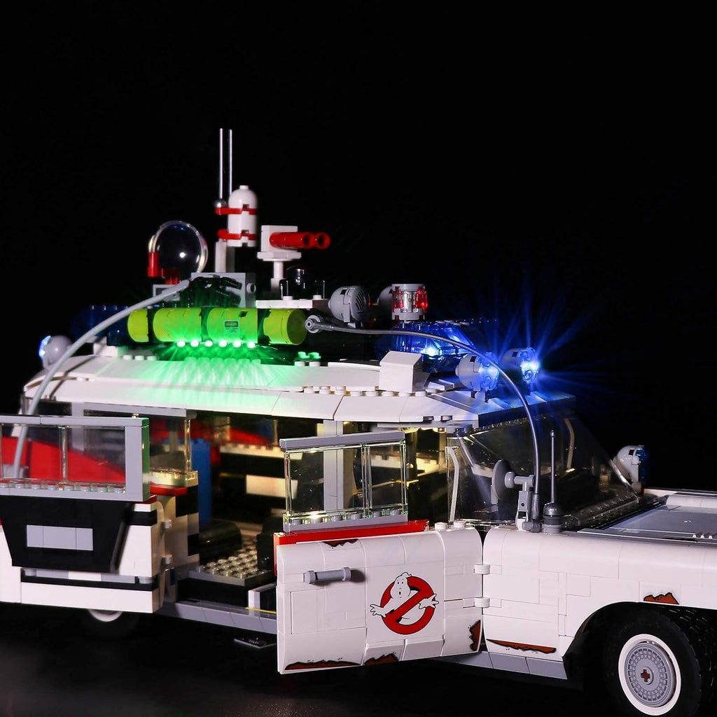 Led Lighting Kit for (Ghostbusters ECTO-1) Building Blocks Model-Light Set Compatible with Lego 10274 (NOT Included the Lego Sets)