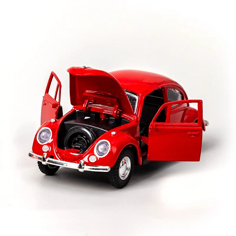 Retro Alloy Classic Car Model 1:32 Scale Pull Back Diecast & Toys Vehicle Simulation Car Model Decor for Kids Boys Gifts
