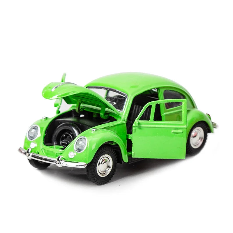 Retro Alloy Classic Car Model 1:32 Scale Pull Back Diecast & Toys Vehicle Simulation Car Model Decor for Kids Boys Gifts