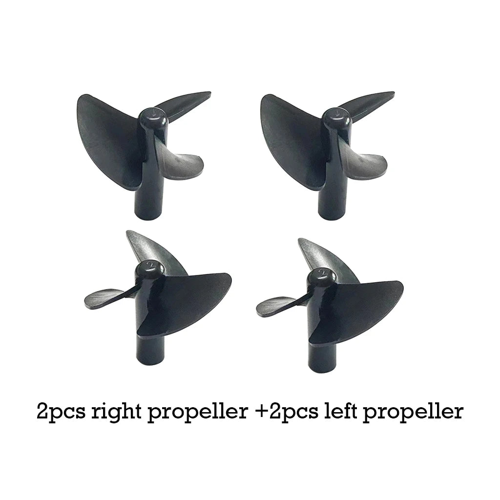 4Pcs 3-Blade Propeller for Flytec V500 Flytec 2011-5 Electric RC Fishing Bait Boat RC Parts Forward and Reverse Propeller 2Pairs