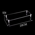 1-4 Tier Acrylic Display Stand Durable Display Rack for Cupcake Perfume Doll Transparent Trapezoidal Blind Box Storage Shelf