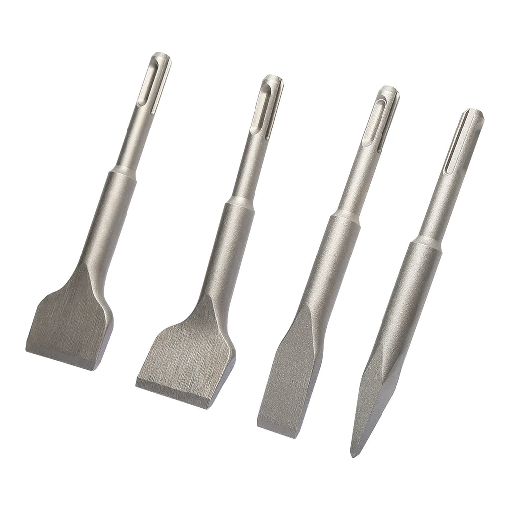 SDS plus Shank Electric Hammer Masonry Point Groove Flat Chisel Tools Wall Rock Drill Bit for Tile Cement Concrete Brick Stone