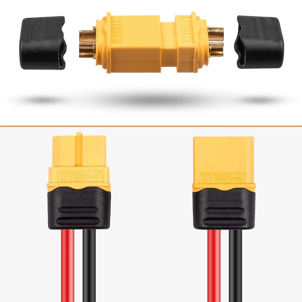 5Pairs XT60H Connector Plug with Sheath Housing Female / Male XT60 Plug for RC Lipo Battery Cars Fpv Drones Airplane