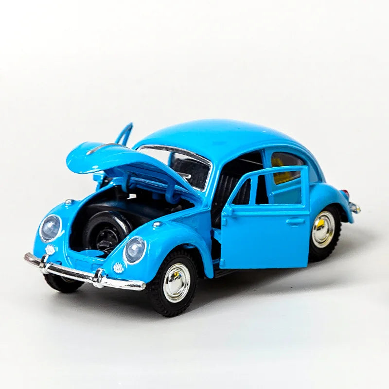 Retro Alloy Classic Car Model 1:32 Scale Pull Back Diecast & Toys Vehicle Simulation Car Model Decor for Kids Boys Gifts