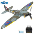 Volantex New Spitfire RC Plane EPP 400Mm Wingspan RC Fighter One Key Aerobatic 2.4G 4CH RTF Warbird Plane