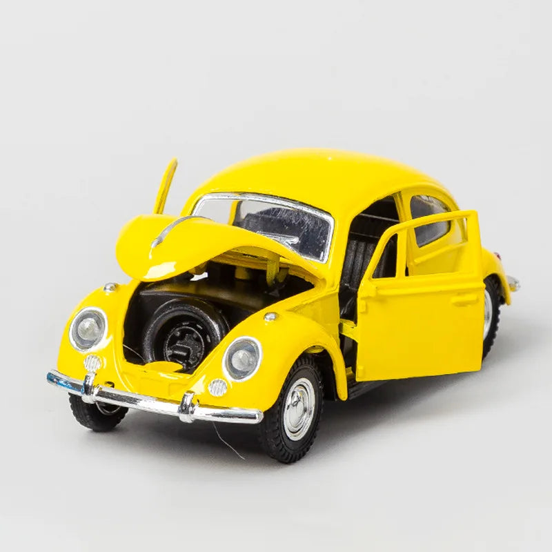 Retro Alloy Classic Car Model 1:32 Scale Pull Back Diecast & Toys Vehicle Simulation Car Model Decor for Kids Boys Gifts