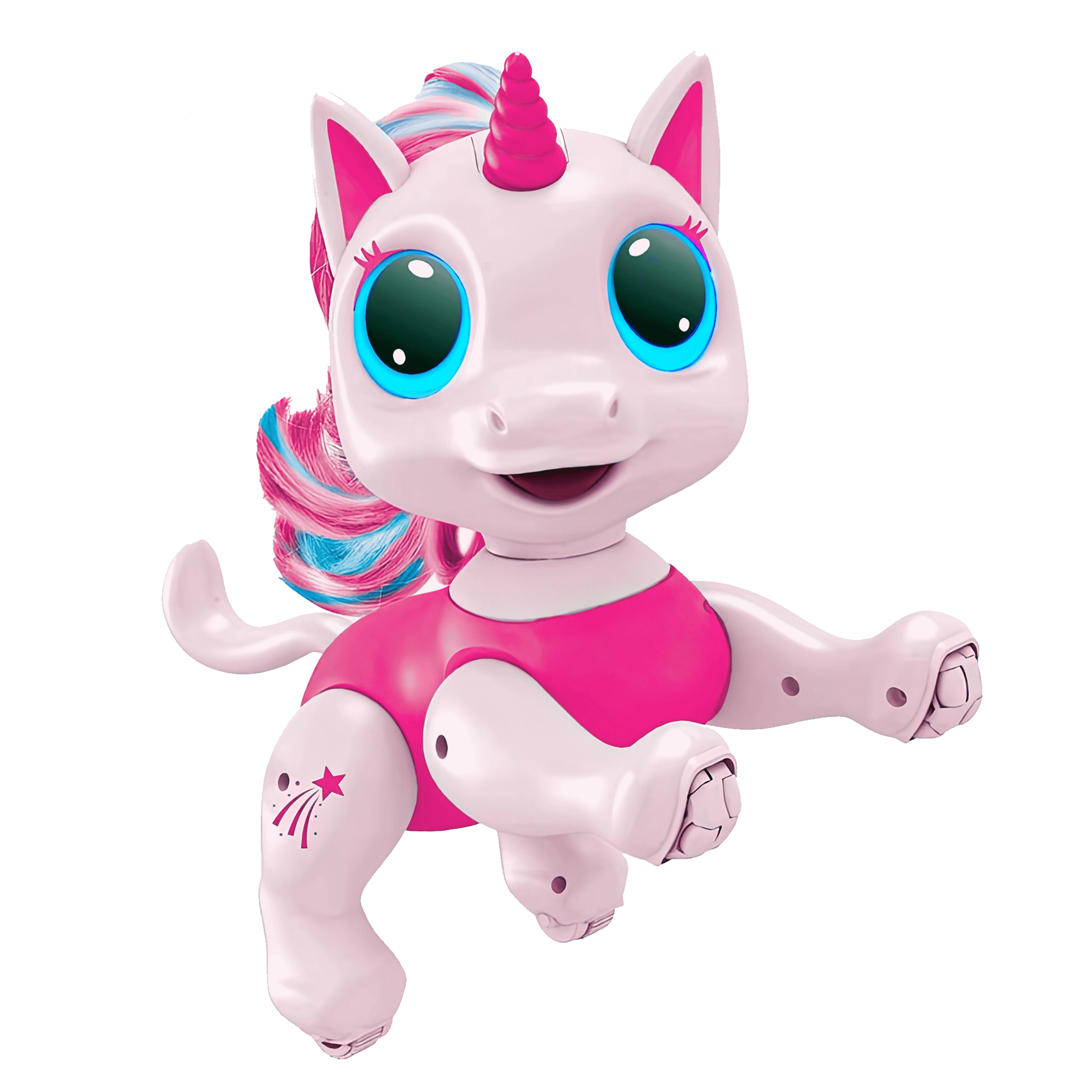 Robo Pets Unicorn, Remote Control Unicorn Interactive STEM Toys for Boys & Girls Ages 3+ (Pink)