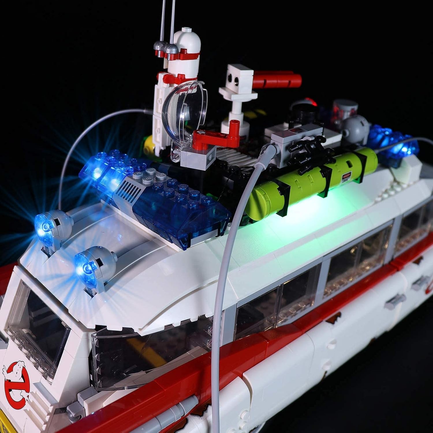 Led Lighting Kit for (Ghostbusters ECTO-1) Building Blocks Model-Light Set Compatible with Lego 10274 (NOT Included the Lego Sets)