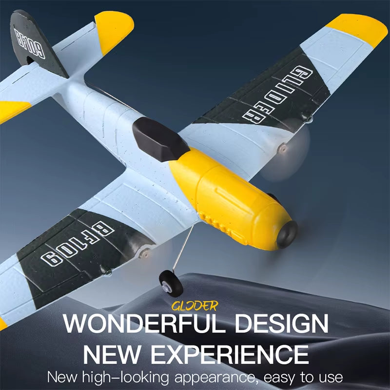 RC Plane BF109 Professional 2.4G Radio Remote Control Airplane EPP Foam Aircraft Glider Flying Model Toys for Children Gifts