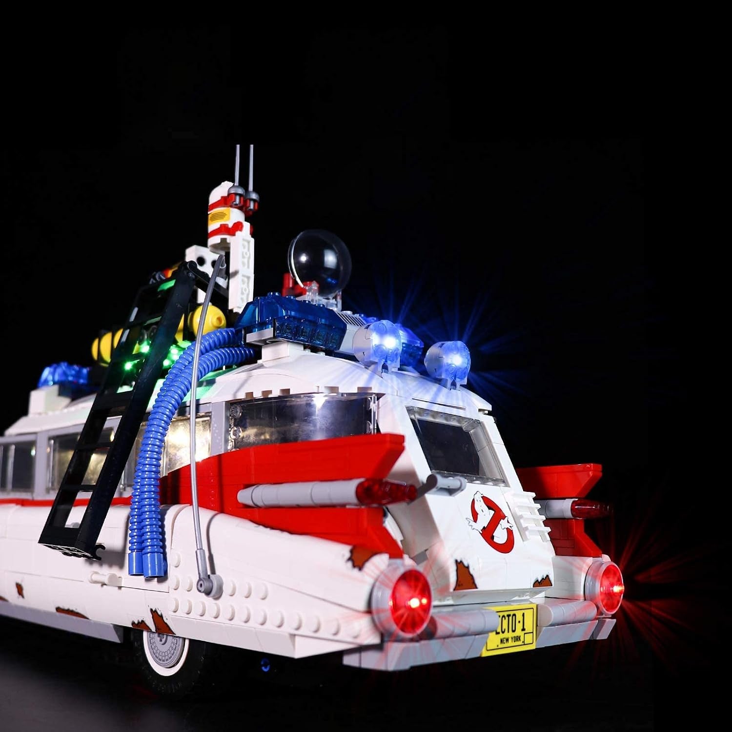Led Lighting Kit for (Ghostbusters ECTO-1) Building Blocks Model-Light Set Compatible with Lego 10274 (NOT Included the Lego Sets)