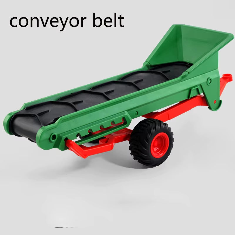 1/24 Remote Control Tractor Trailer 2.4G RC Tractor Simulated Engineering Construction Truck Model Toys Farming Machine
