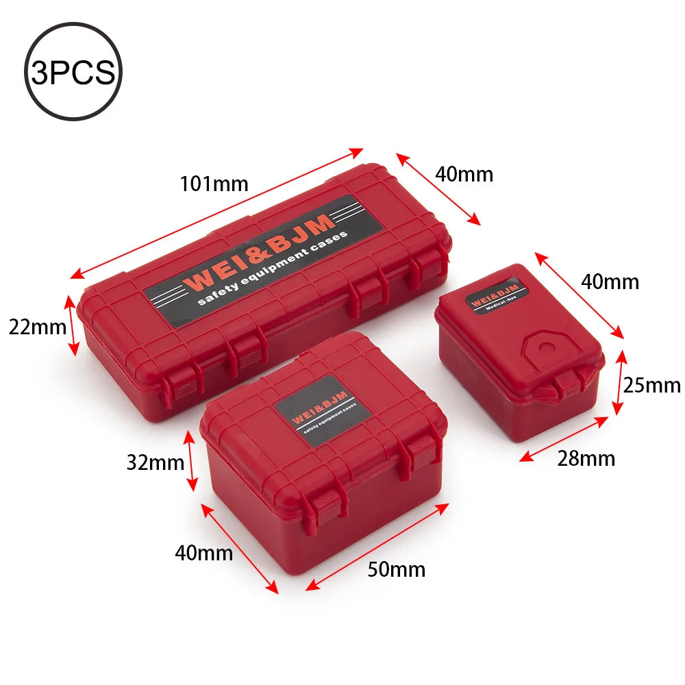 RC Car Simulated Decoration Tools Accessories Mini Toys for 1/10 RC Crawler Axial SCX10 90046 TRX4 TRX6 6X6