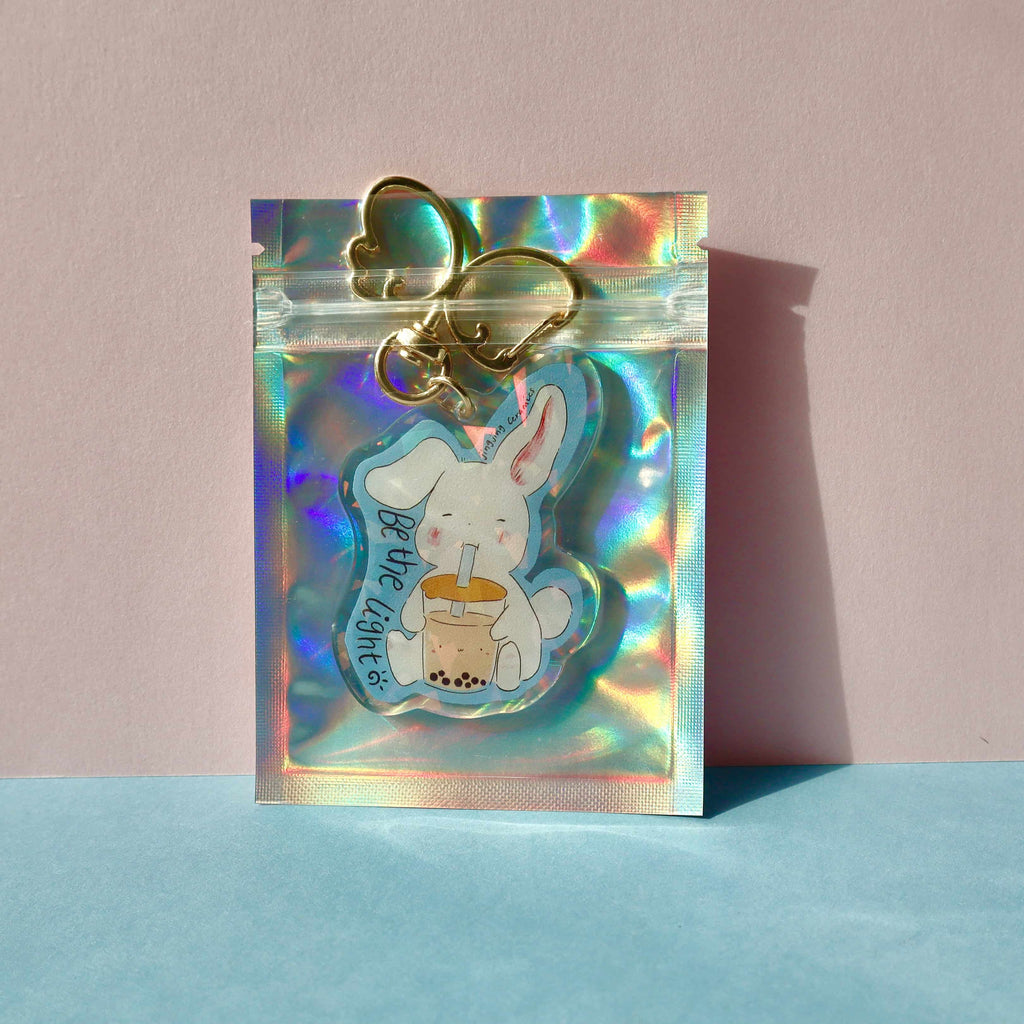 Be the Light Bunny Keychain